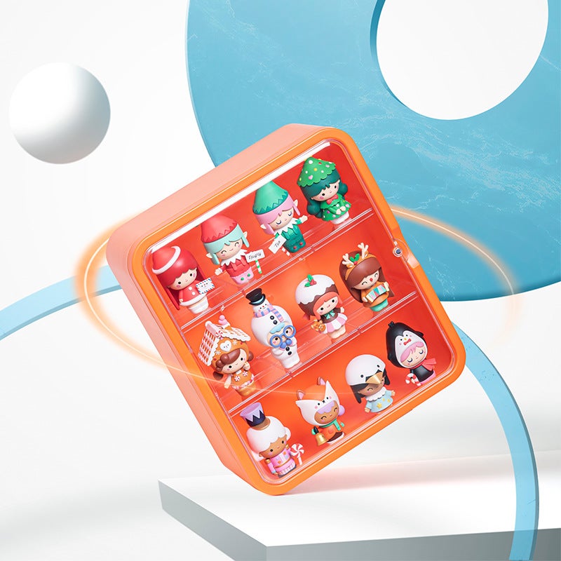 Wall-Mounted Hand-Held Storage Box Blind Box Gift Storage Display Rack Multifunctional Moisture-Proof Dustproof Storage Box With Lid - Image 3